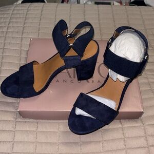 Franco Sarto A-OLIVIA, NAVY SU 8.5